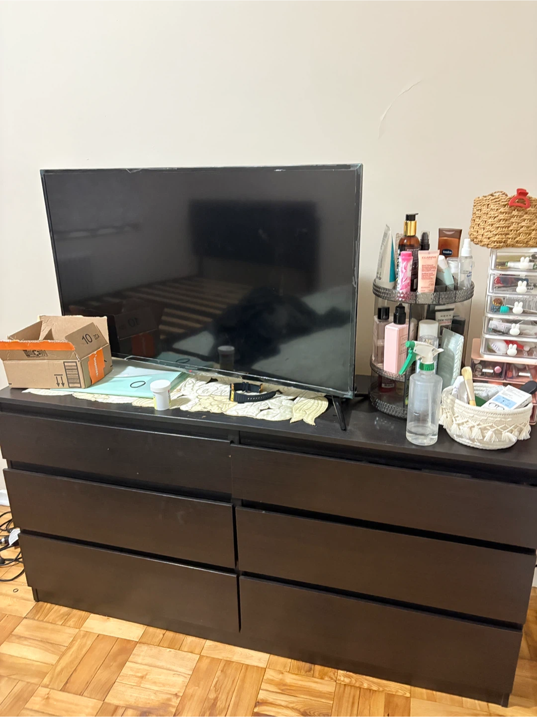 IKEA Hemnes 6-Drawer Dresser - Brown/Black