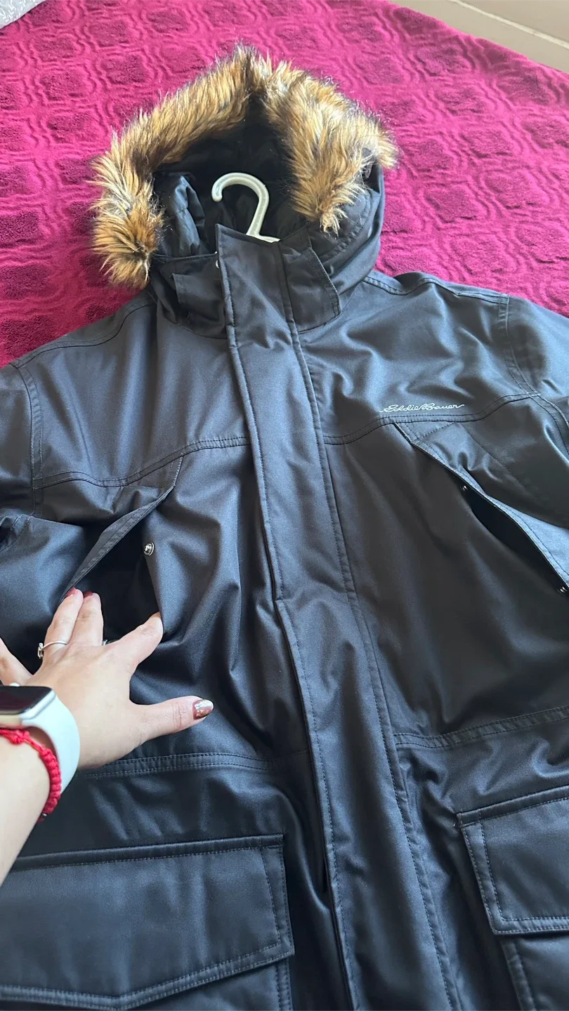 Eddie Bauer Down Parka - Black image indicator(2)