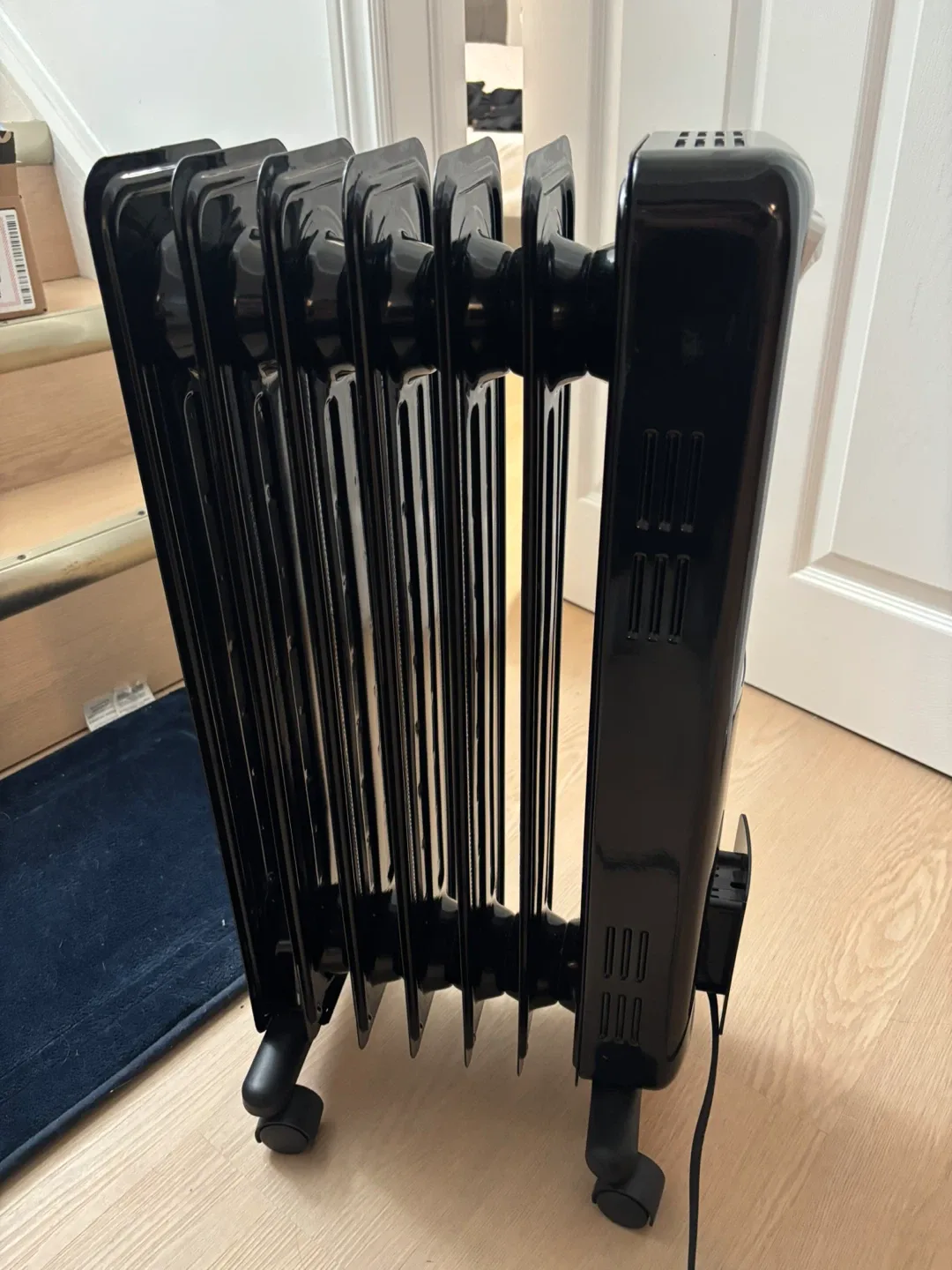 Deenville Black Electric Radiator Heater image indicator(2)