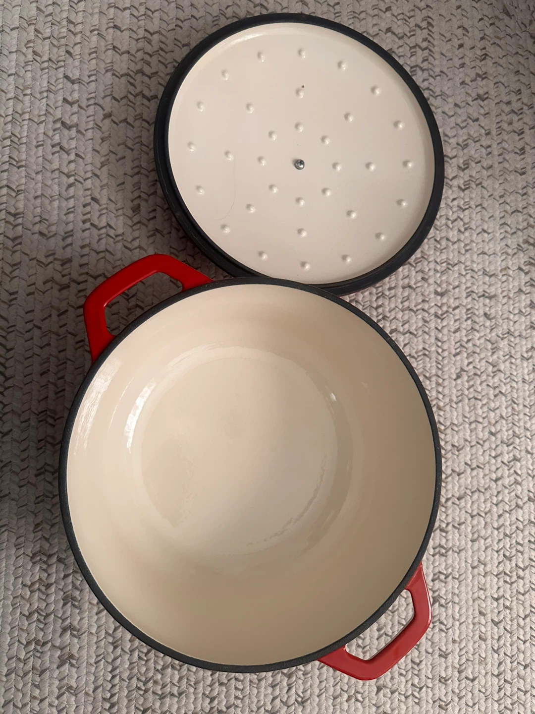 Crofton Enameled Cast Iron Dutch Oven - Red - photo 2