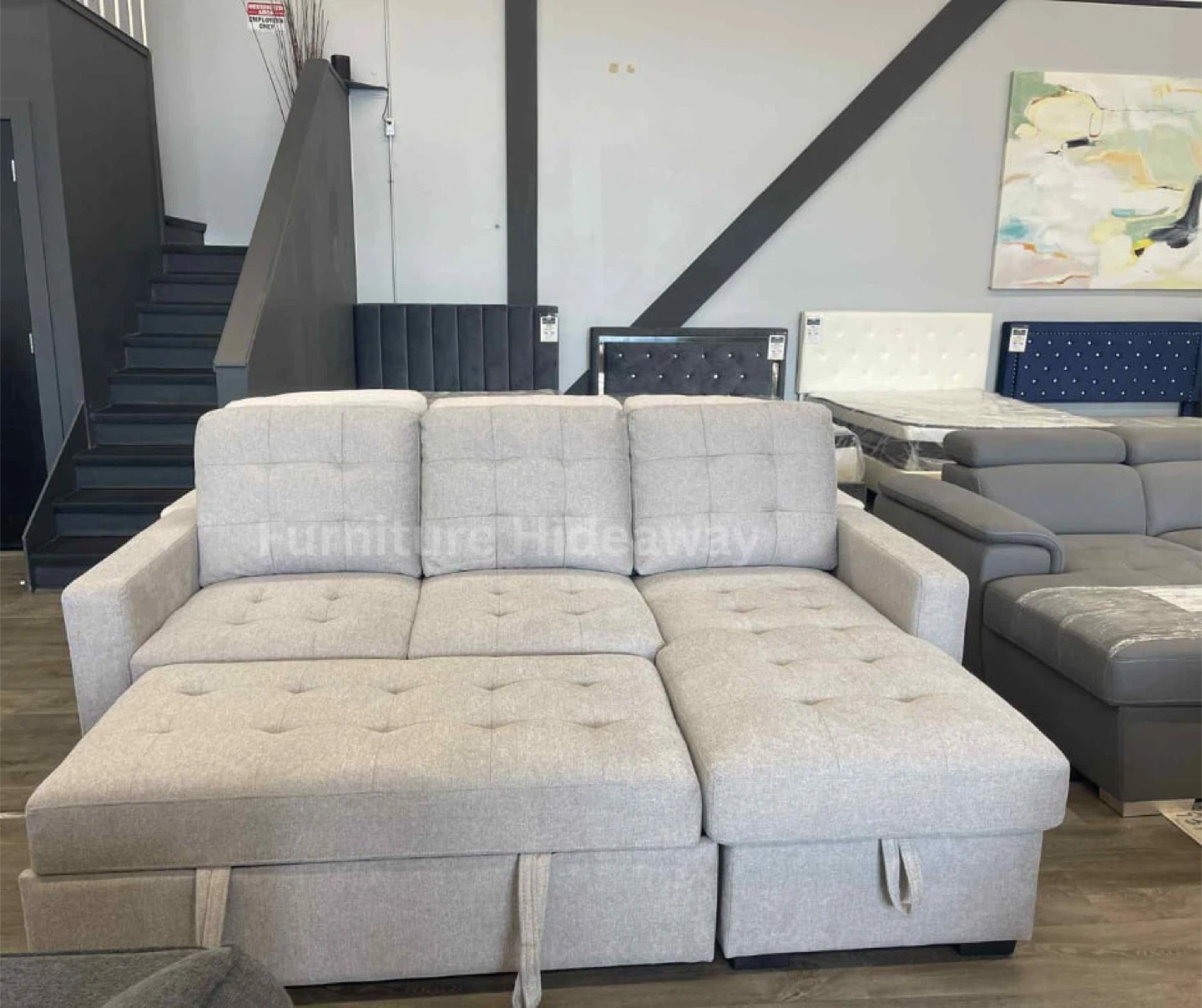 🛋️Reversible Sectional Sofa Bed with Storage 🛋️✨ - photo 3