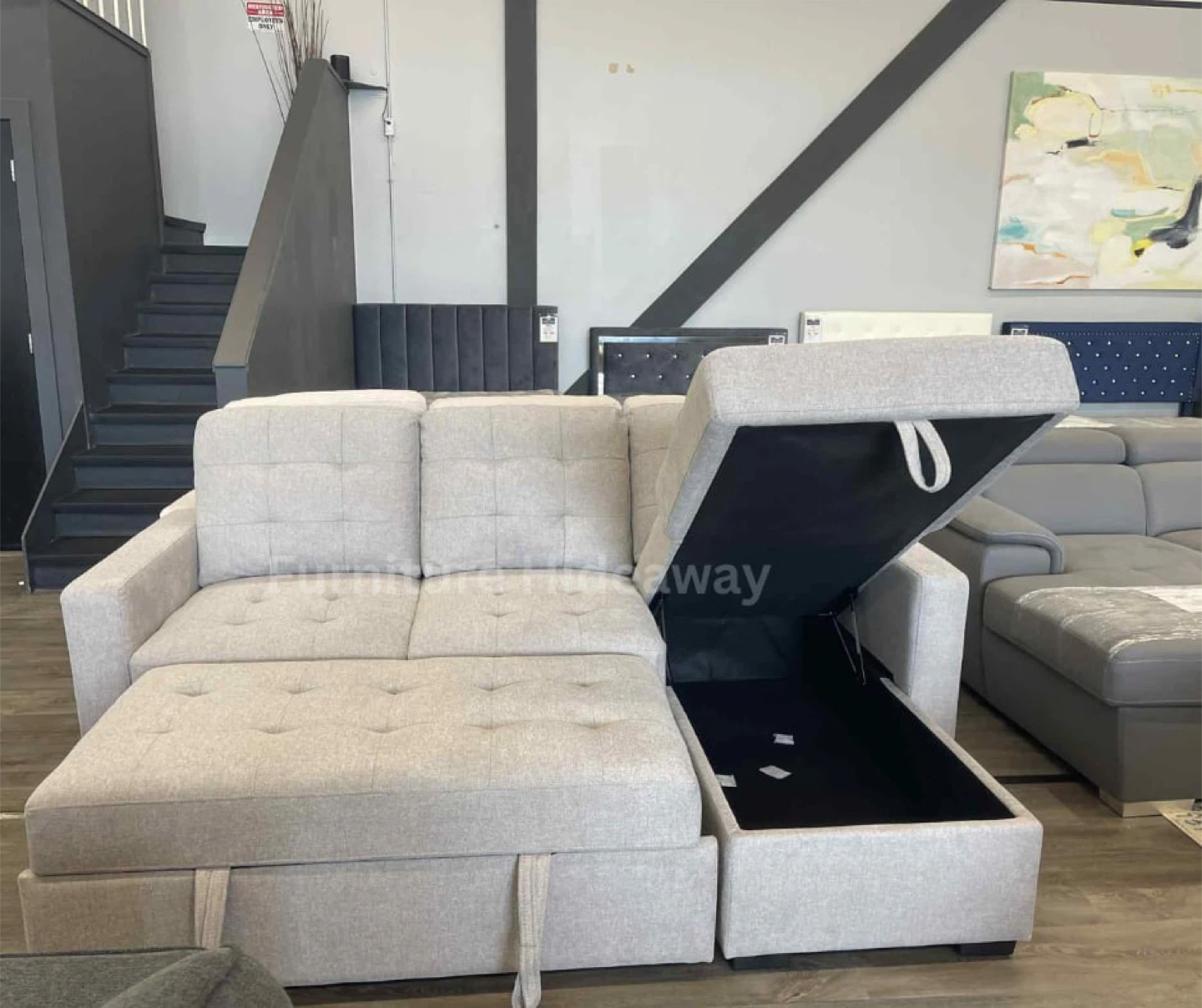 🛋️Reversible Sectional Sofa Bed with Storage 🛋️✨ - photo 2