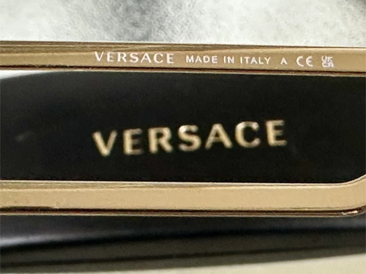 Versace Gold  Mirroded Aviator Sunglasses Mod. 2225 with Case image indicator(6)