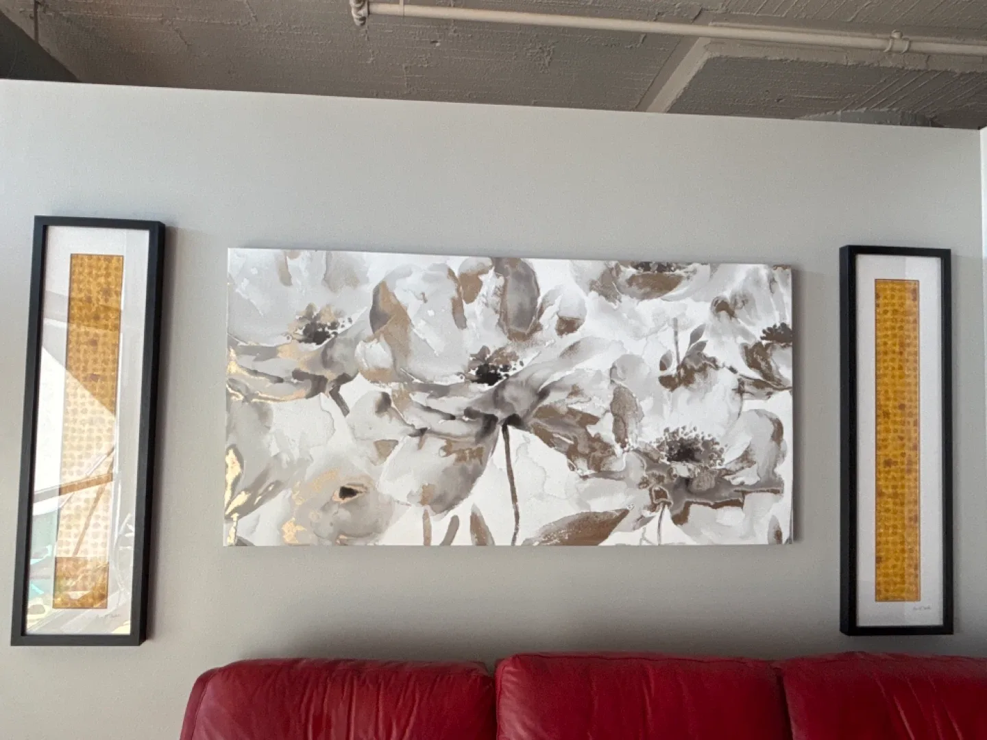 Framed Floral Wall Art yellow set of 2 image indicator(4)