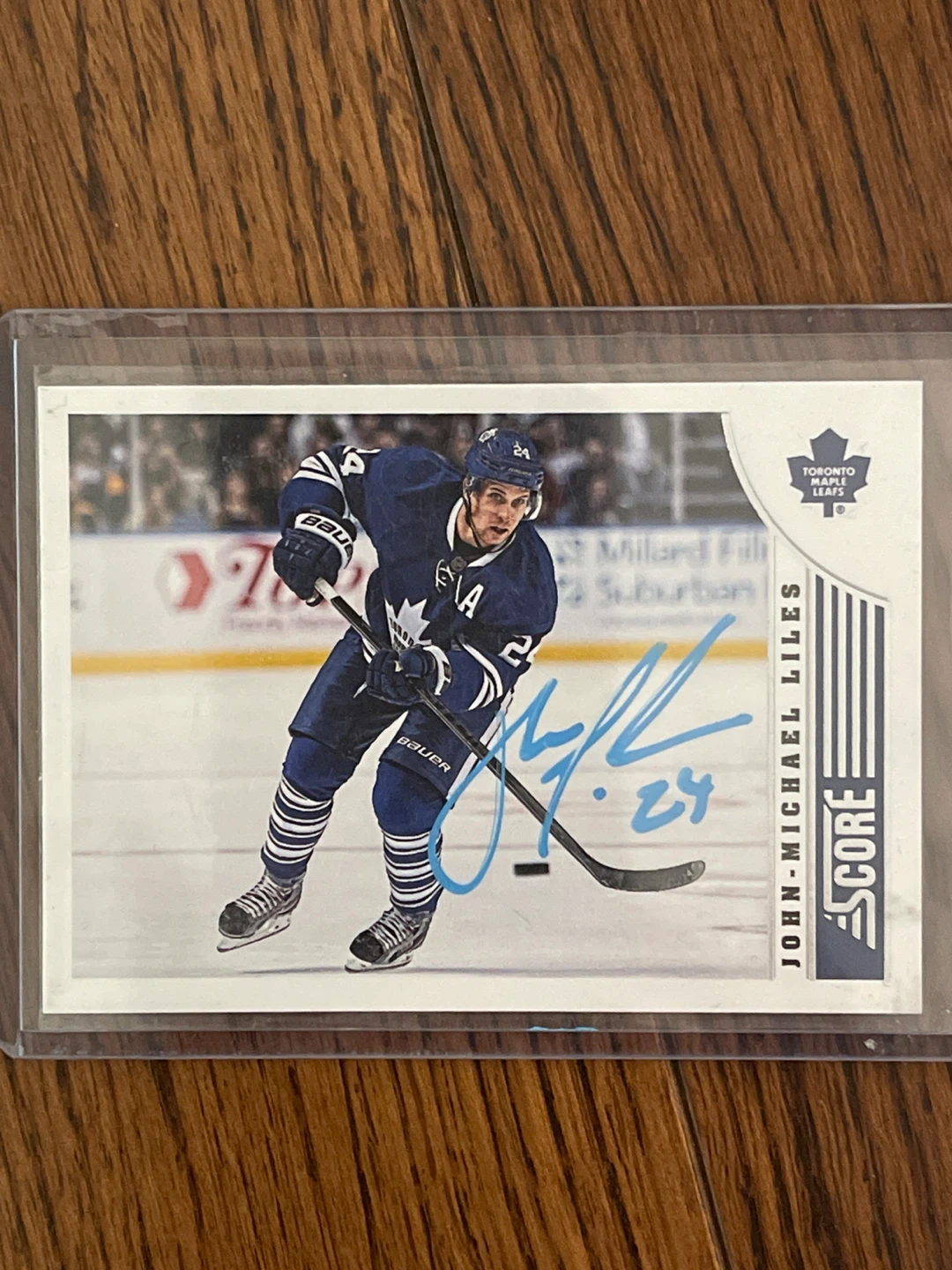 John-Michael Liles Toronto Maple Leafs Score Hockey Card