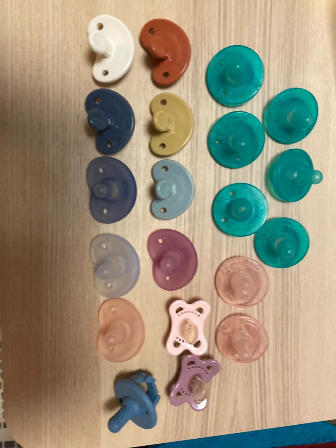 Assorted Baby Pacifiers - Various Colours thumbnail