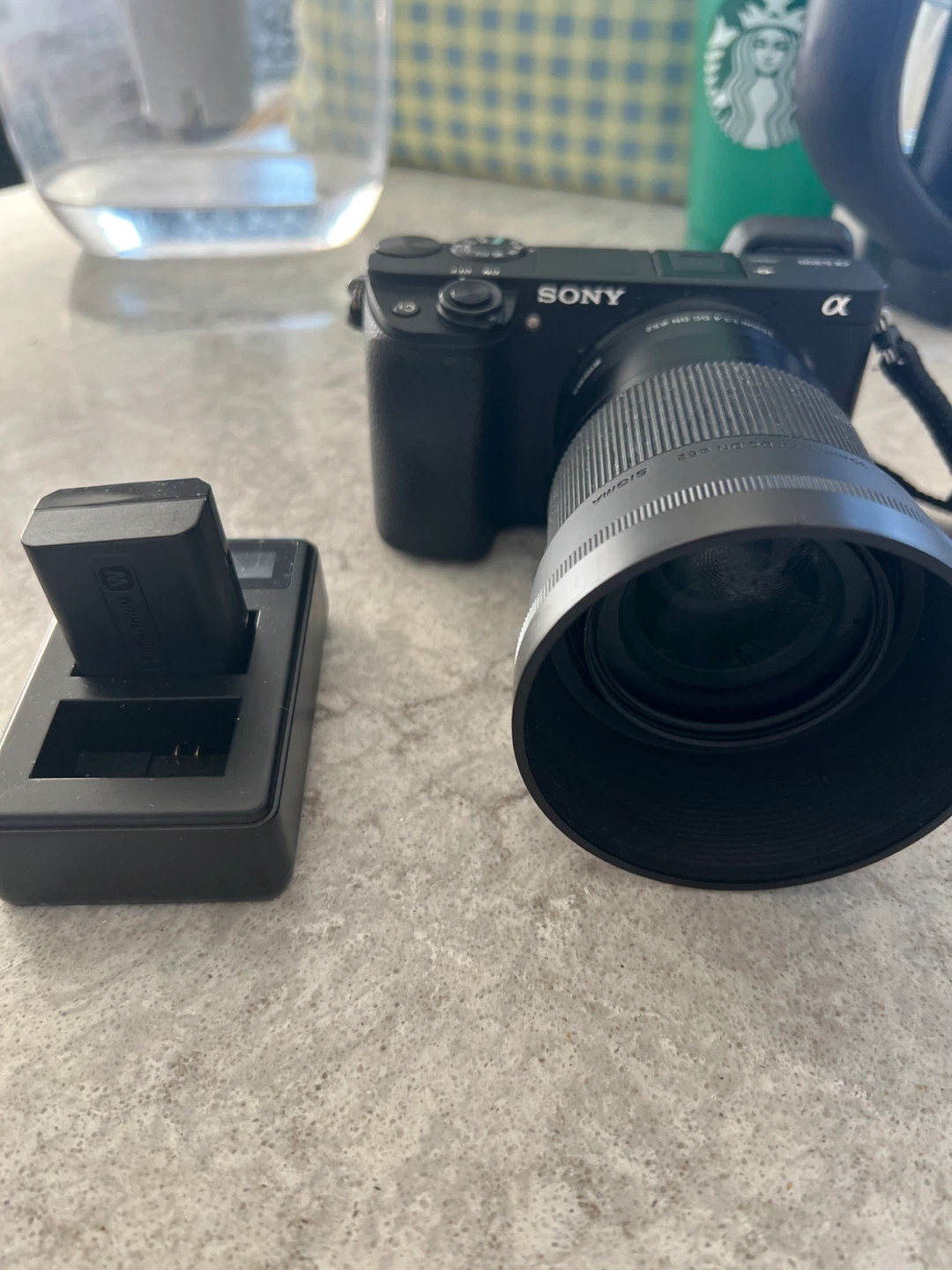 Sony Alpha a6300 Camera with Sigma 30mm Lens