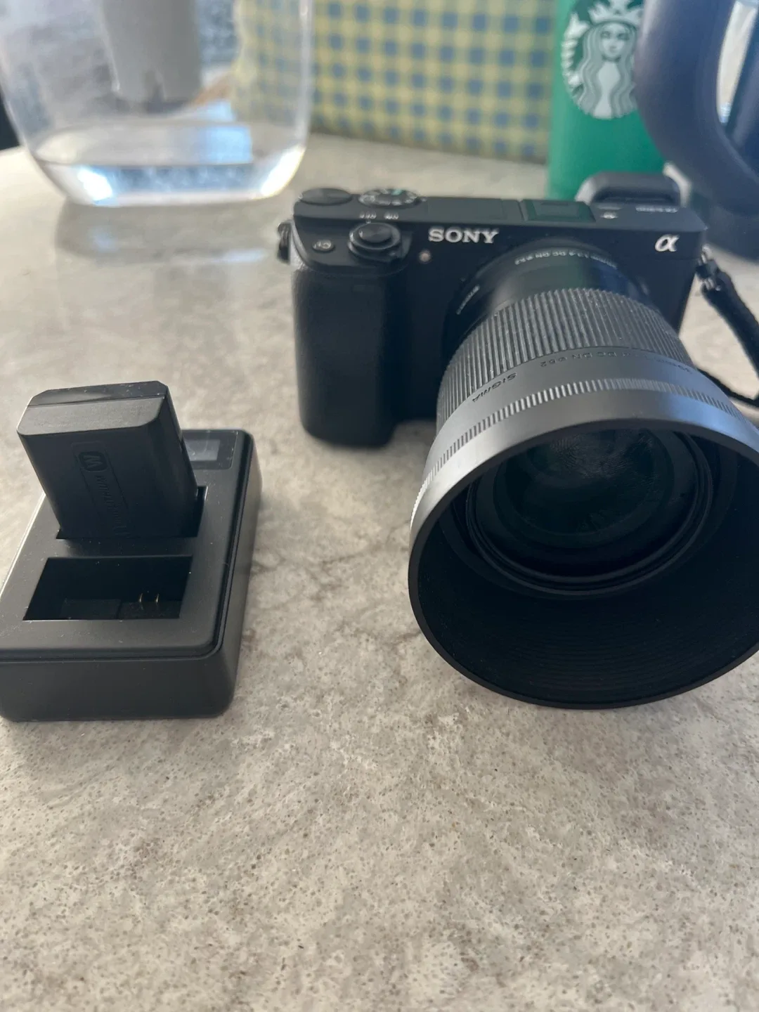 Sony Alpha a6300 Camera with Sigma 30mm Lens thumbnail