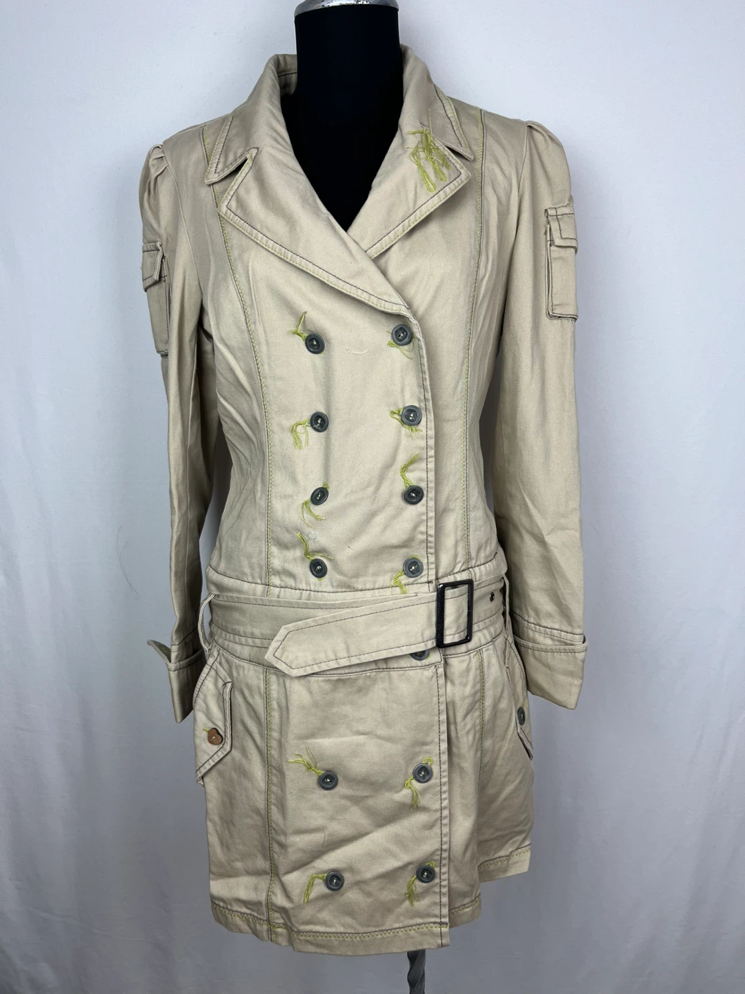 NWT Covertable trench coat Size 2