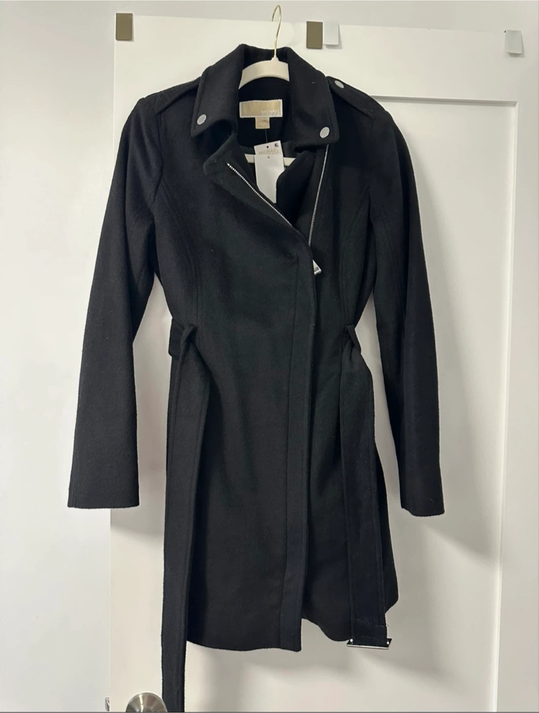 Michael Kors Black wool Blend Coat
