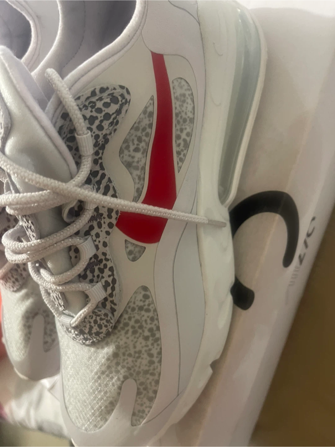 Nike Air Max 270 React White/Red - photo 3