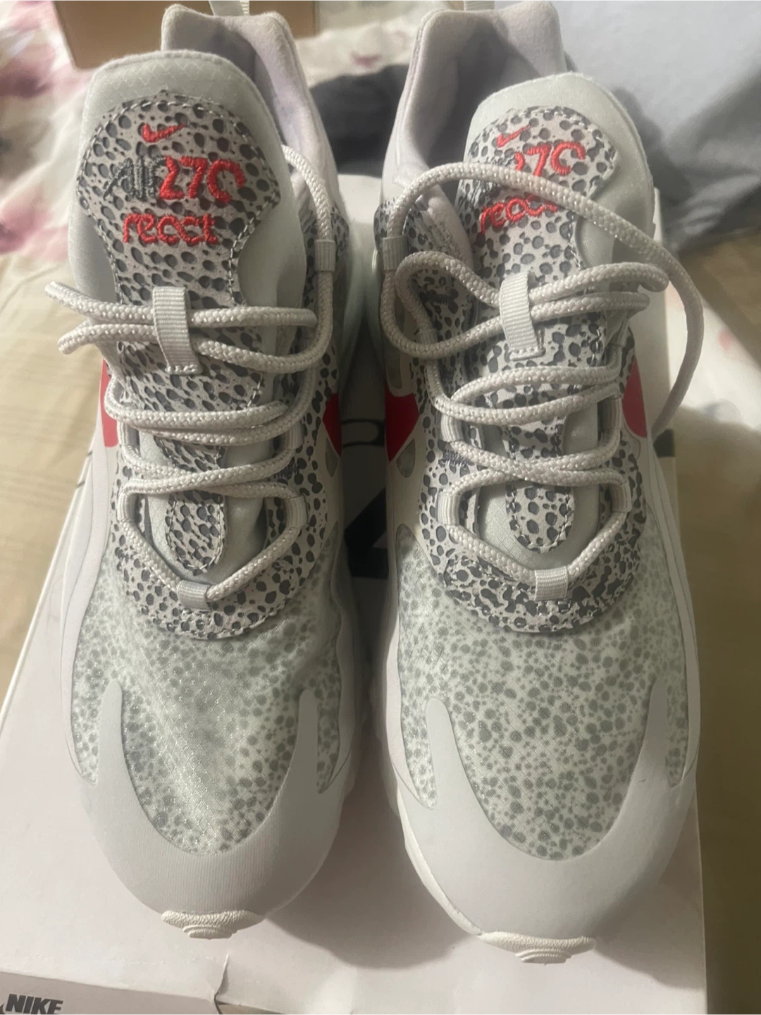 Nike Air Max 270 React White/Red - photo 2