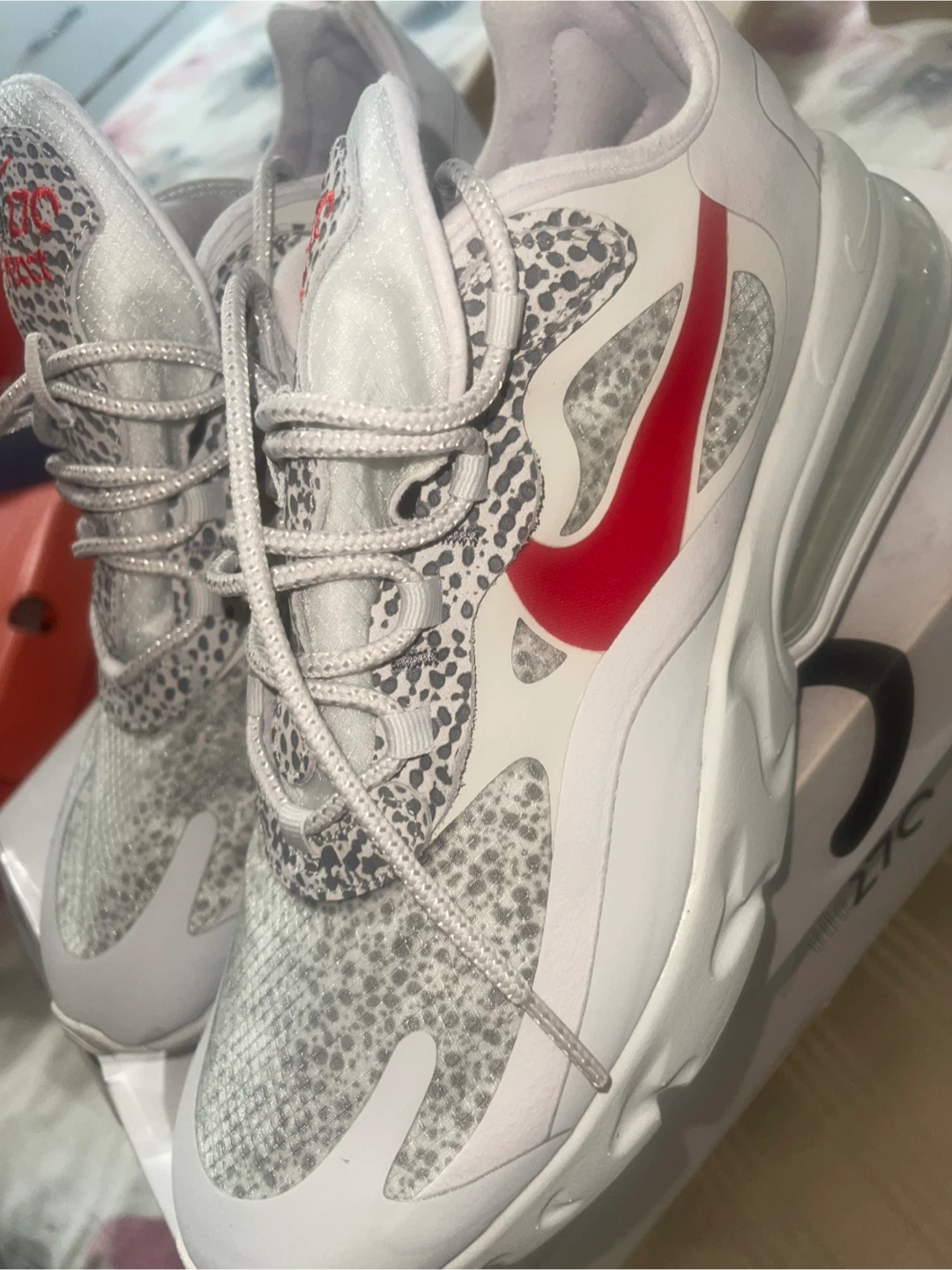 Nike Air Max 270 React White/Red - photo 4
