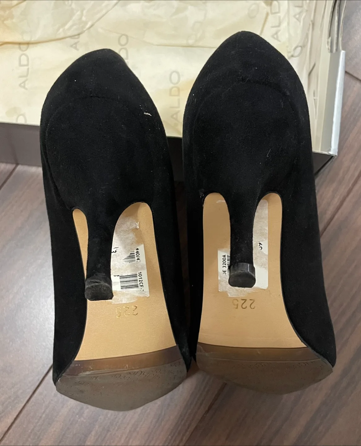 Black Suede Heels - Size 5.5 image indicator(4)