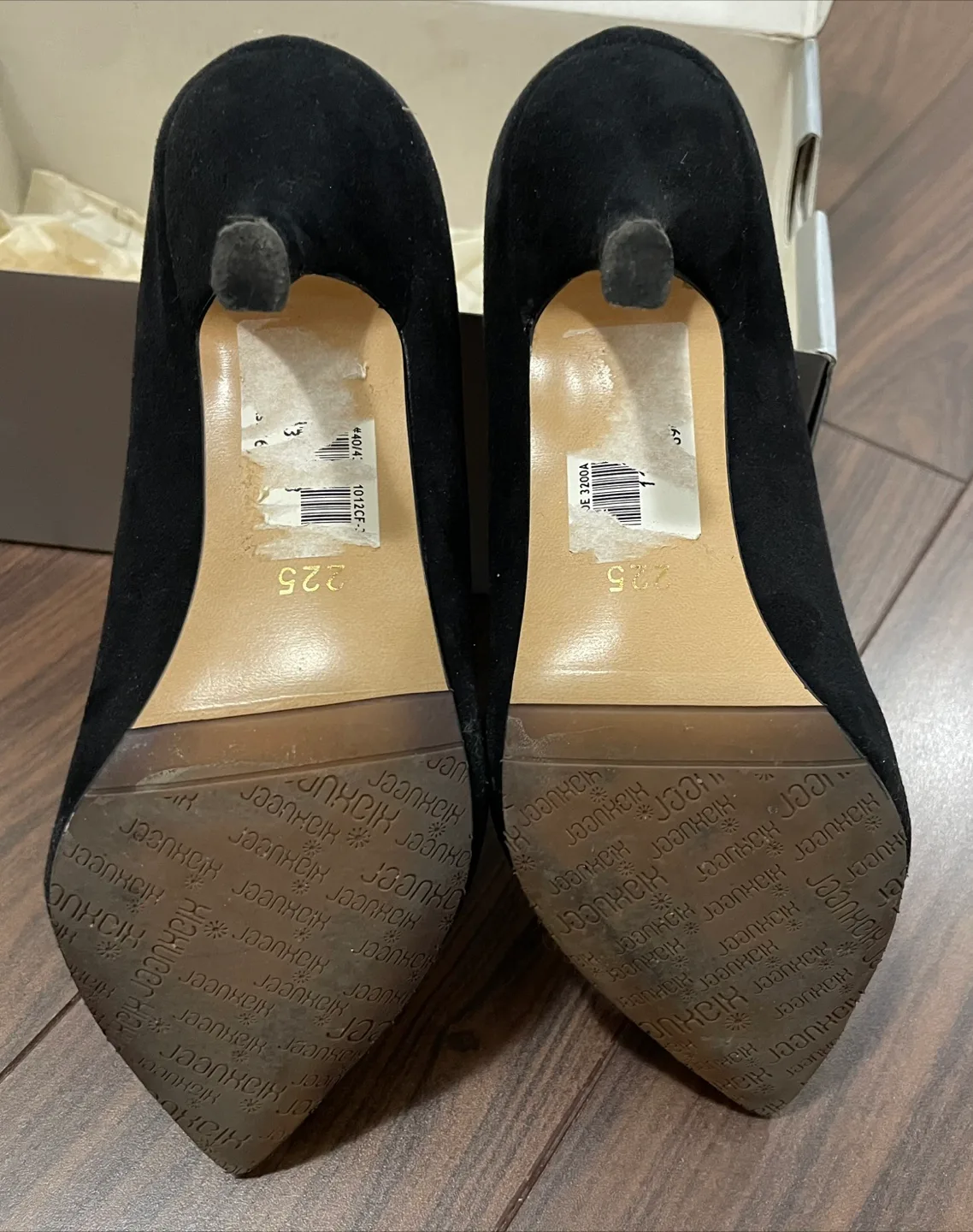 Black Suede Heels - Size 5.5 image indicator(3)