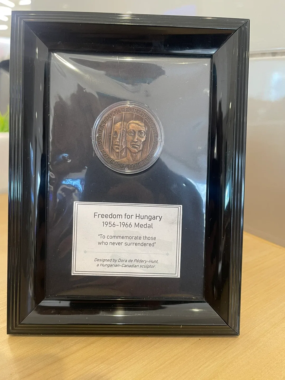Freedom for Hungary bronze medal thumbnail
