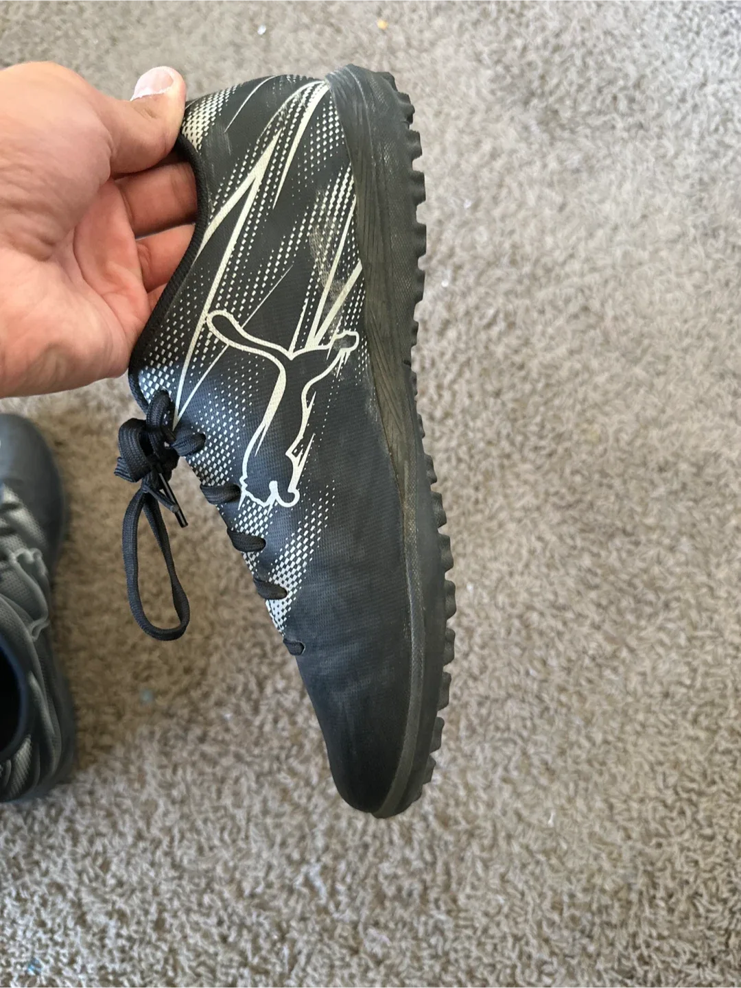 Puma Black Soccer Cleats image indicator(3)