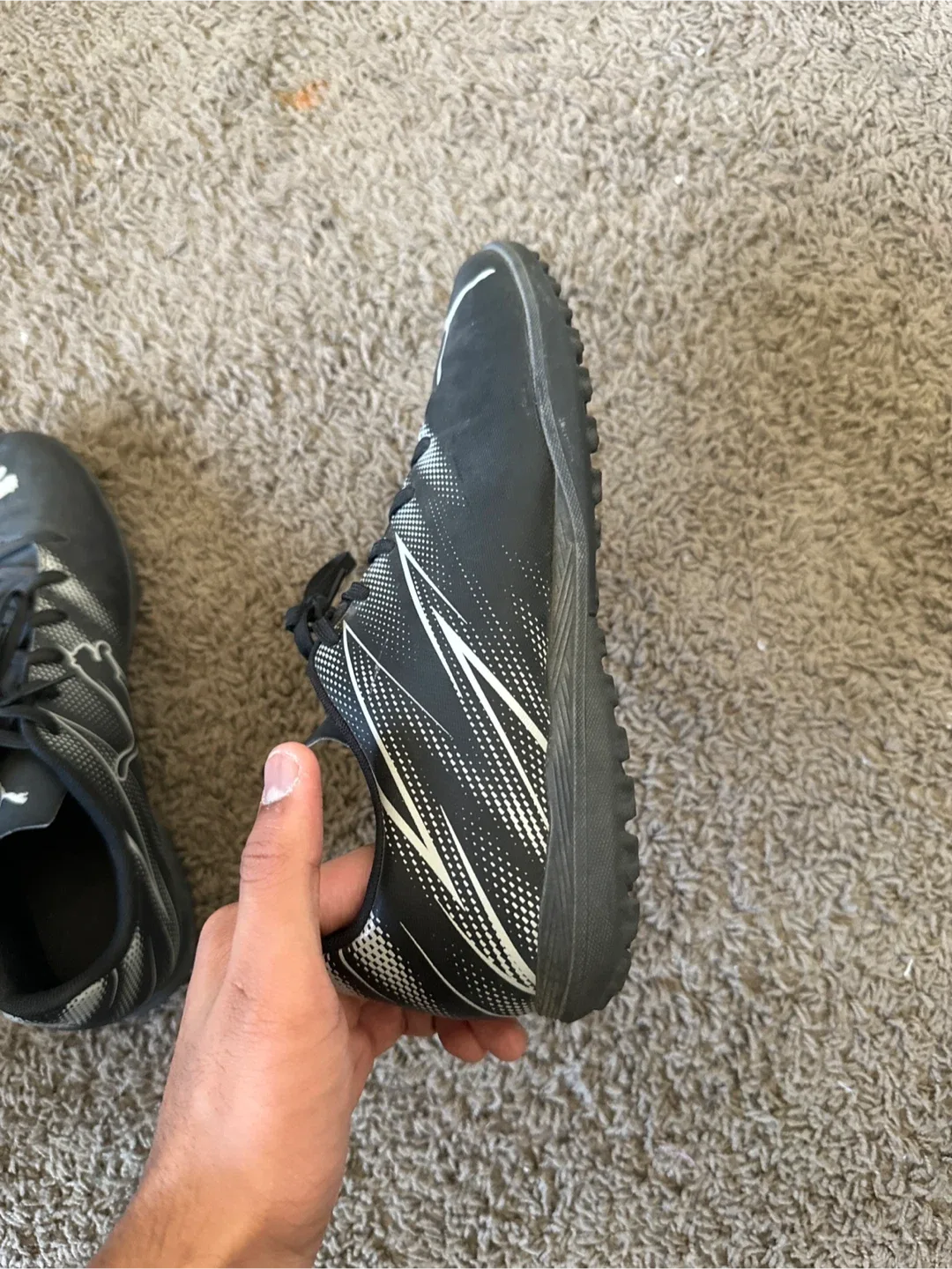 Puma Black Soccer Cleats image indicator(2)