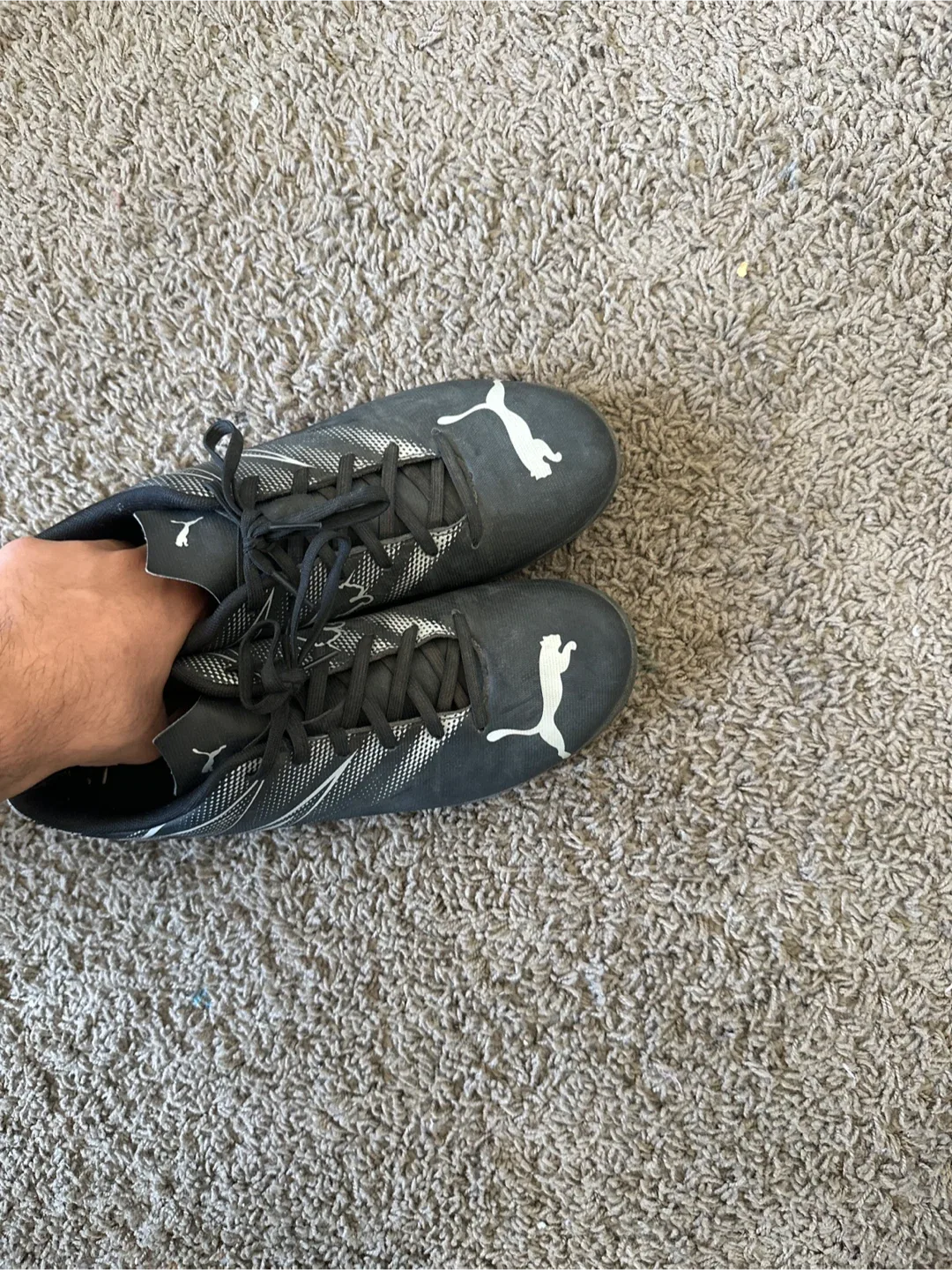 Puma Black Soccer Cleats image indicator(5)