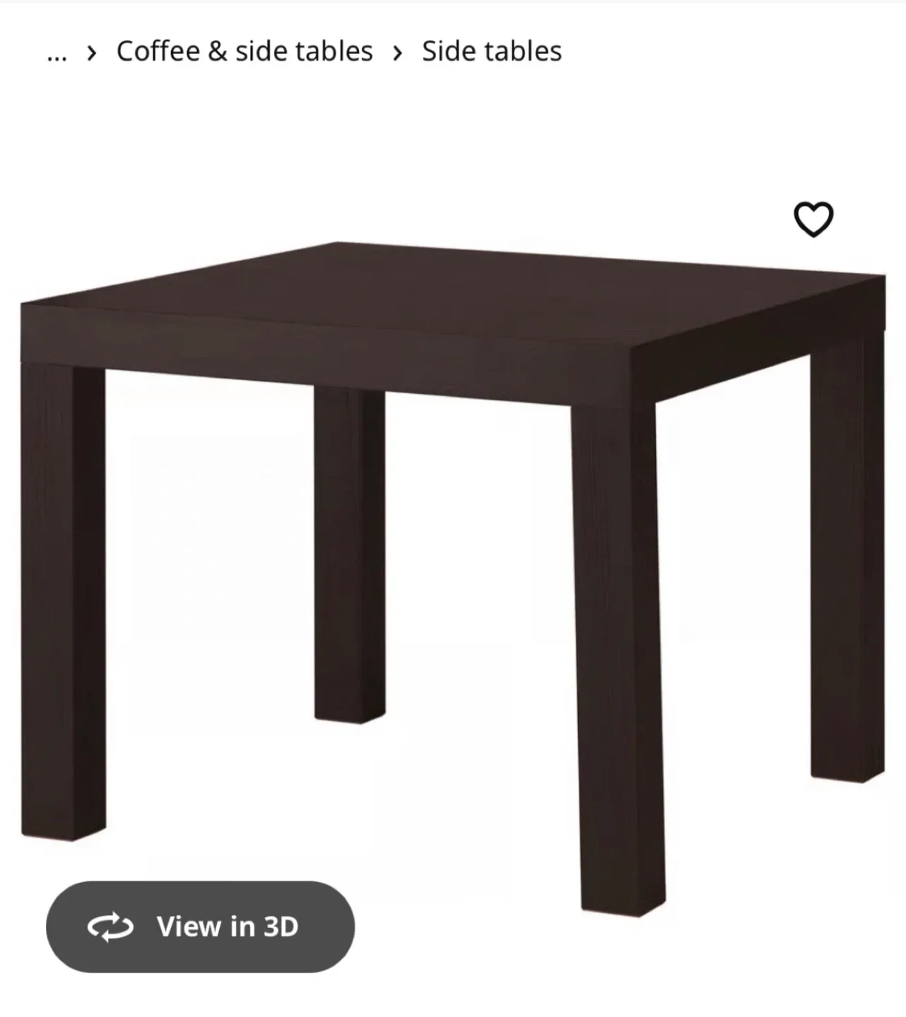 🧡 IKEA LACK Side Table, Black image indicator(2)