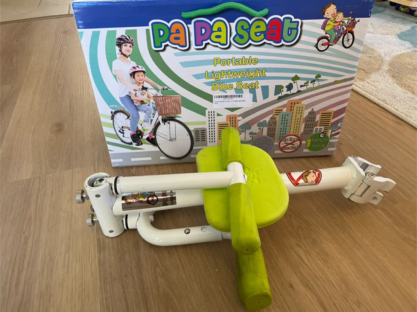 PaPaSeat Portable Lightweight Bike Seat image indicator(4)