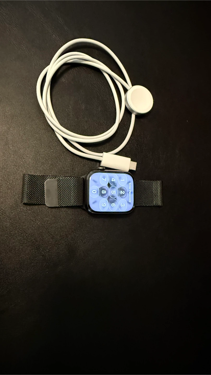 Apple Watch Series 7 45mm Graphite Stainless w/ Milanese Loop