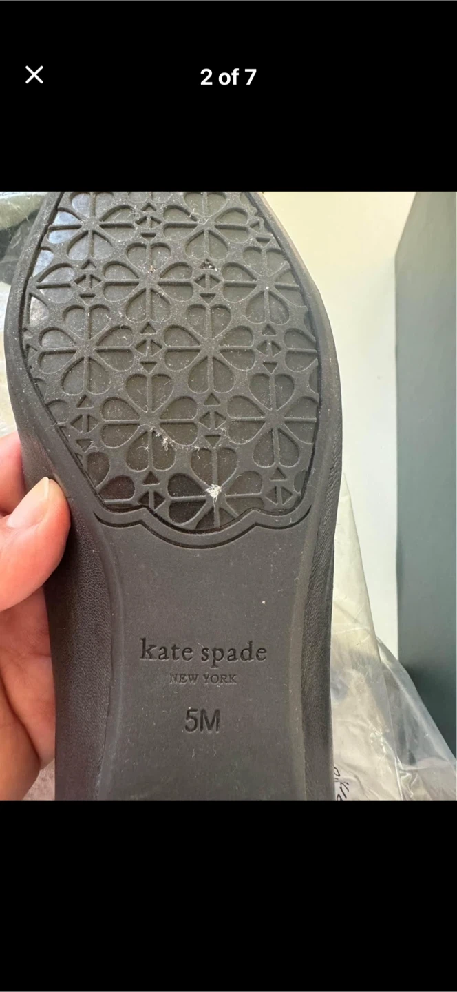 Kate Spade Black Flats - Size 5M