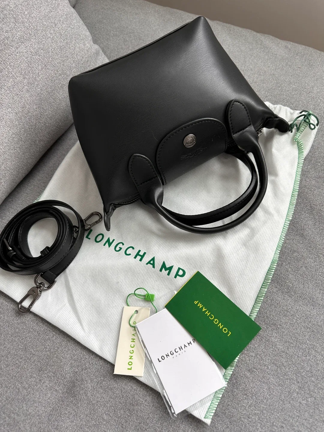 Longchamp LE PLIAGE XTRA XS HANDBAG black leather image indicator(3)