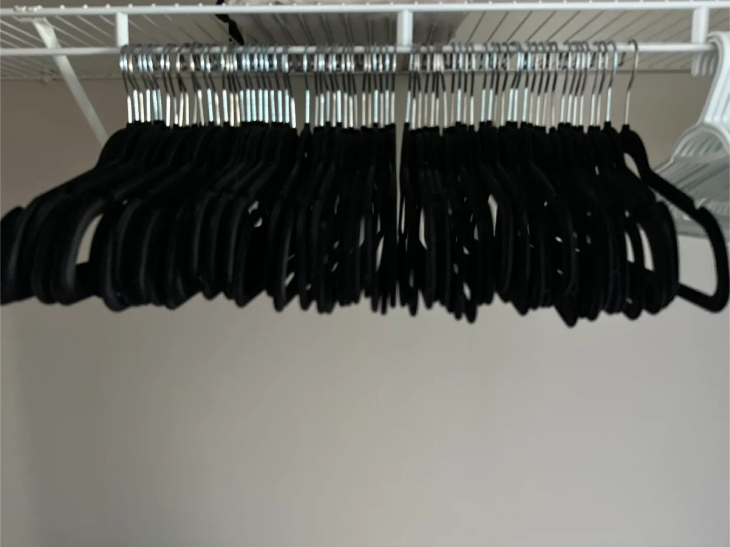 Black Velvet Clothes Hangers thumbnail