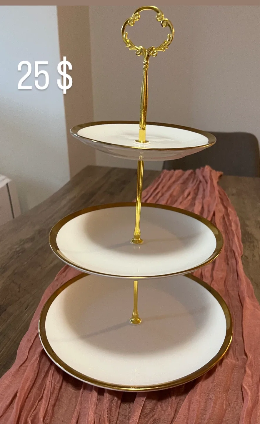 Home Decor Items: Lamp, Bowl, Tiered Stand, Glasses image indicator(5)