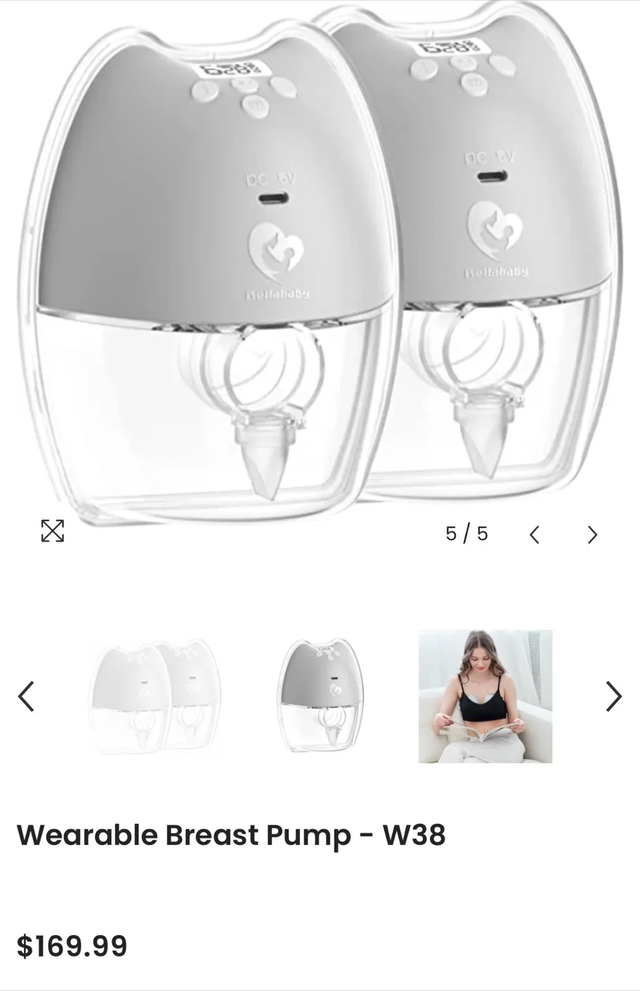 Brand new Bellababy BLA8039 Electric Breast Pump - 2 Pumps image indicator(4)