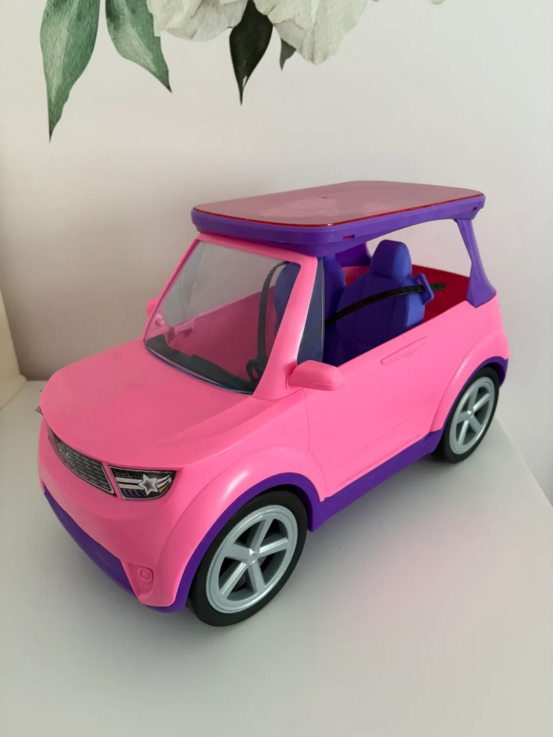 Barbie Pink & Purple Toy Car thumbnail