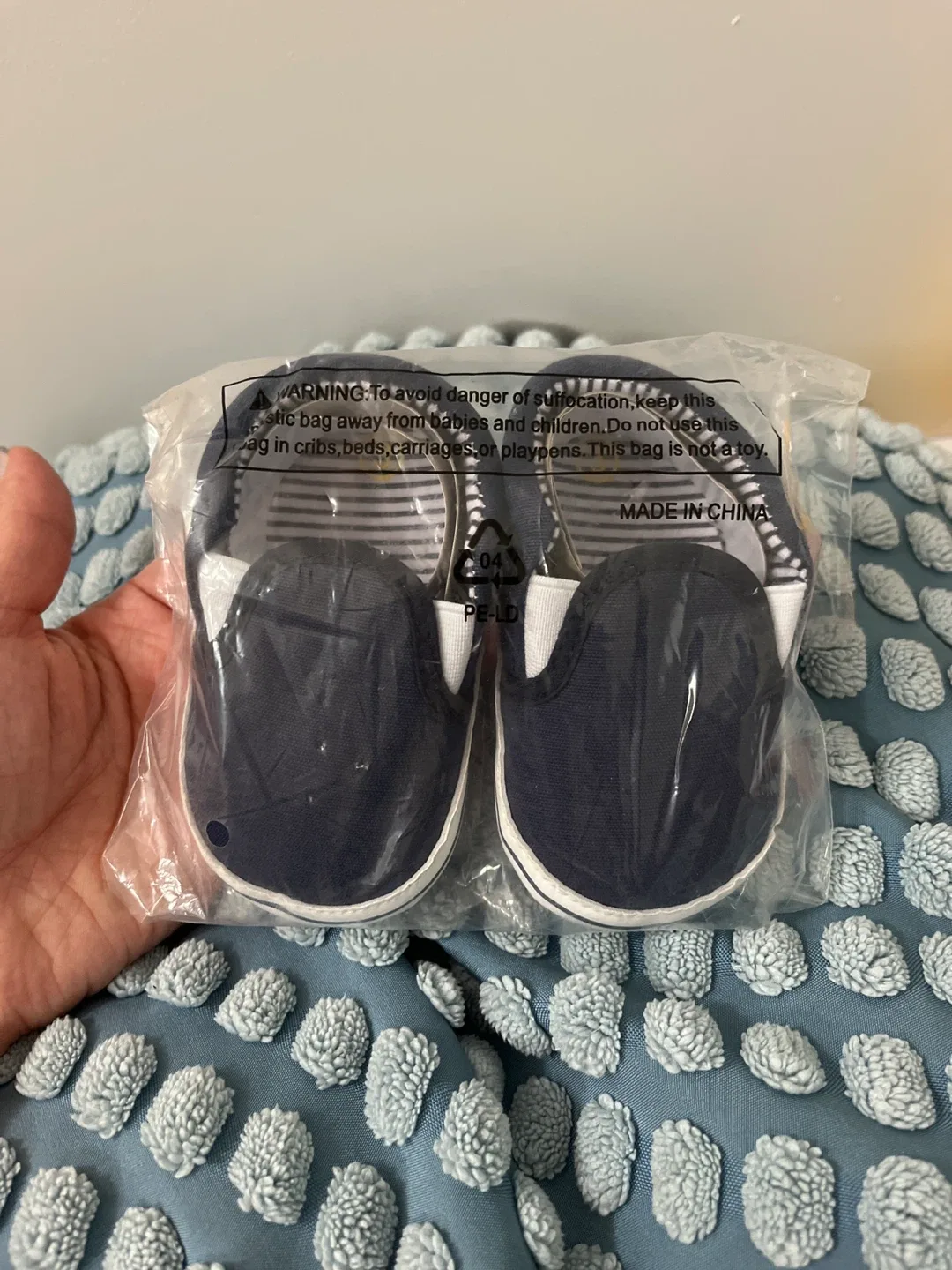 New Baby Shoes - Navy Blue thumbnail