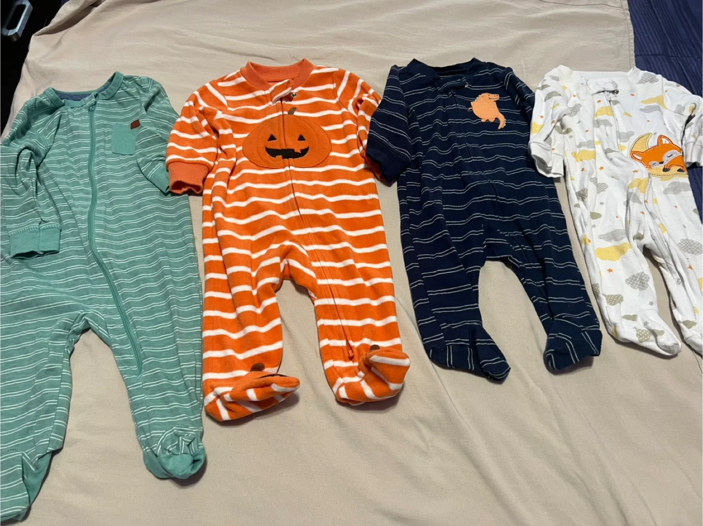 Carter's Baby Sleepers - Set of 4 thumbnail