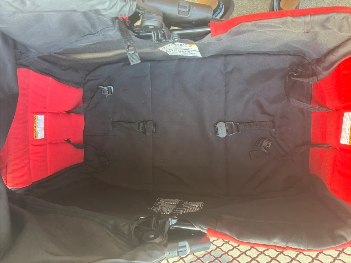 Black and Red Baby Stroller/wagon image indicator(6)