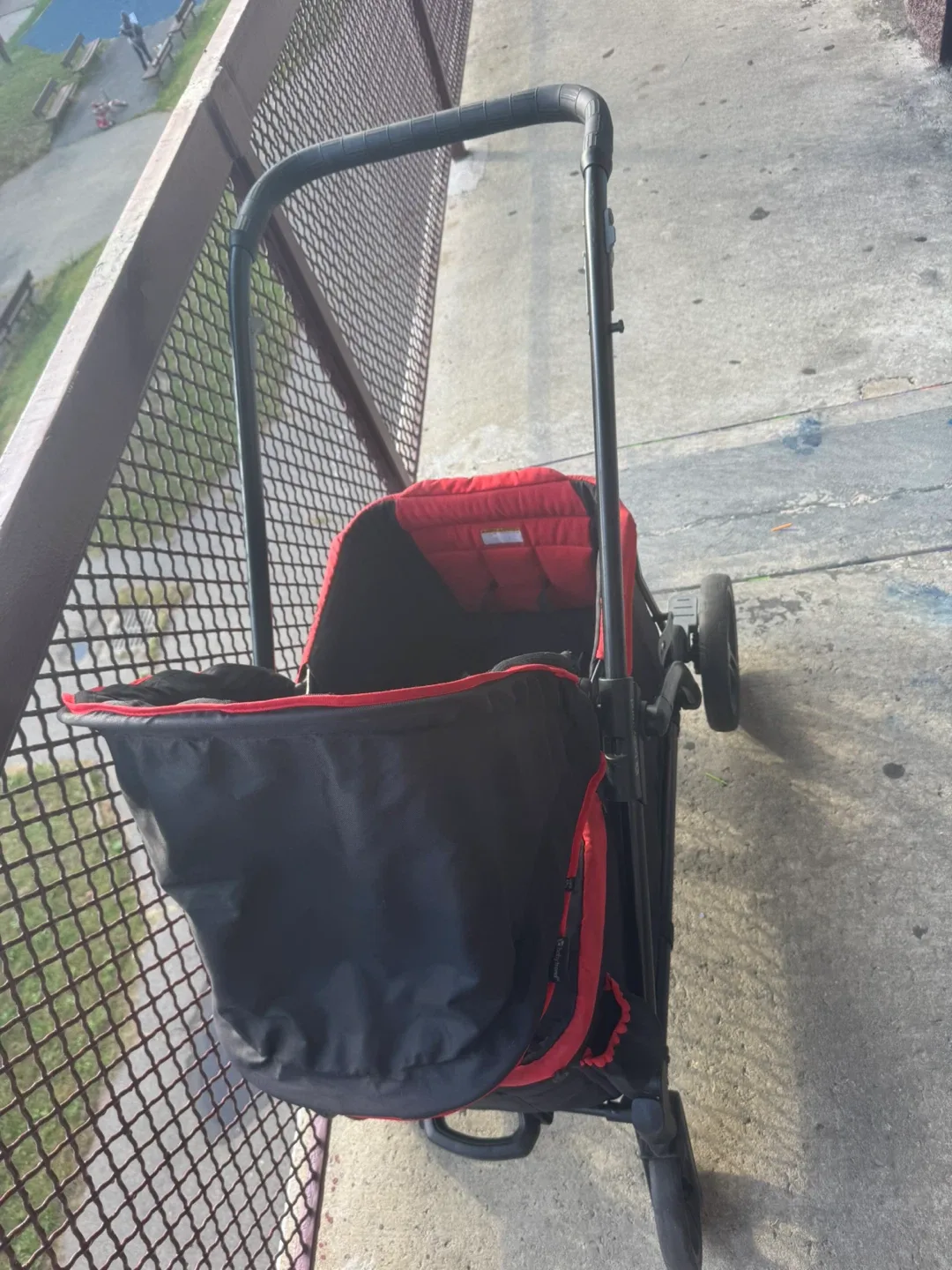 Black and Red Baby Stroller/wagon image indicator(2)
