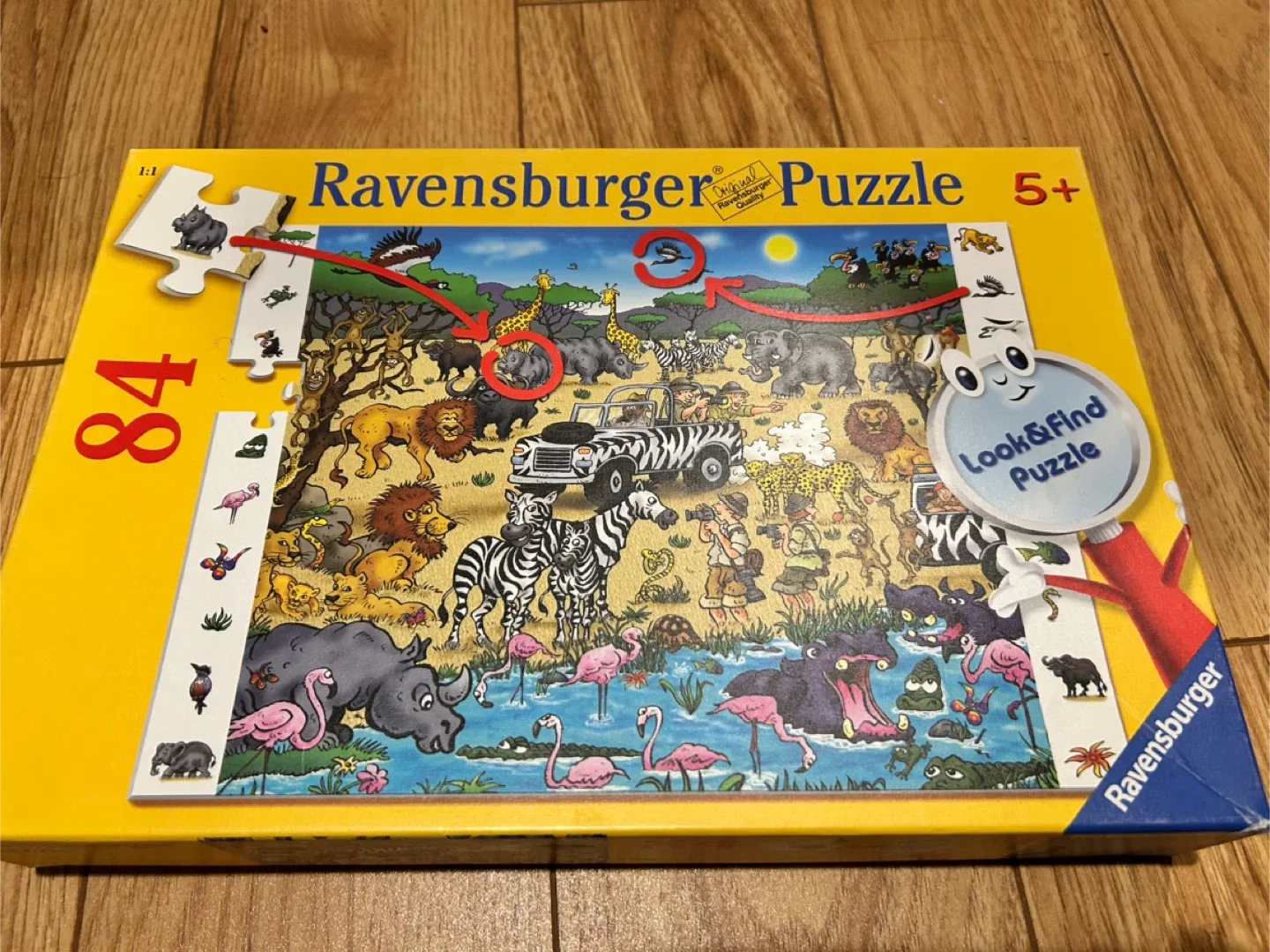 🧡Ravensburger Look&Find Puzzle - 84 Pieces - Ages 5+ thumbnail