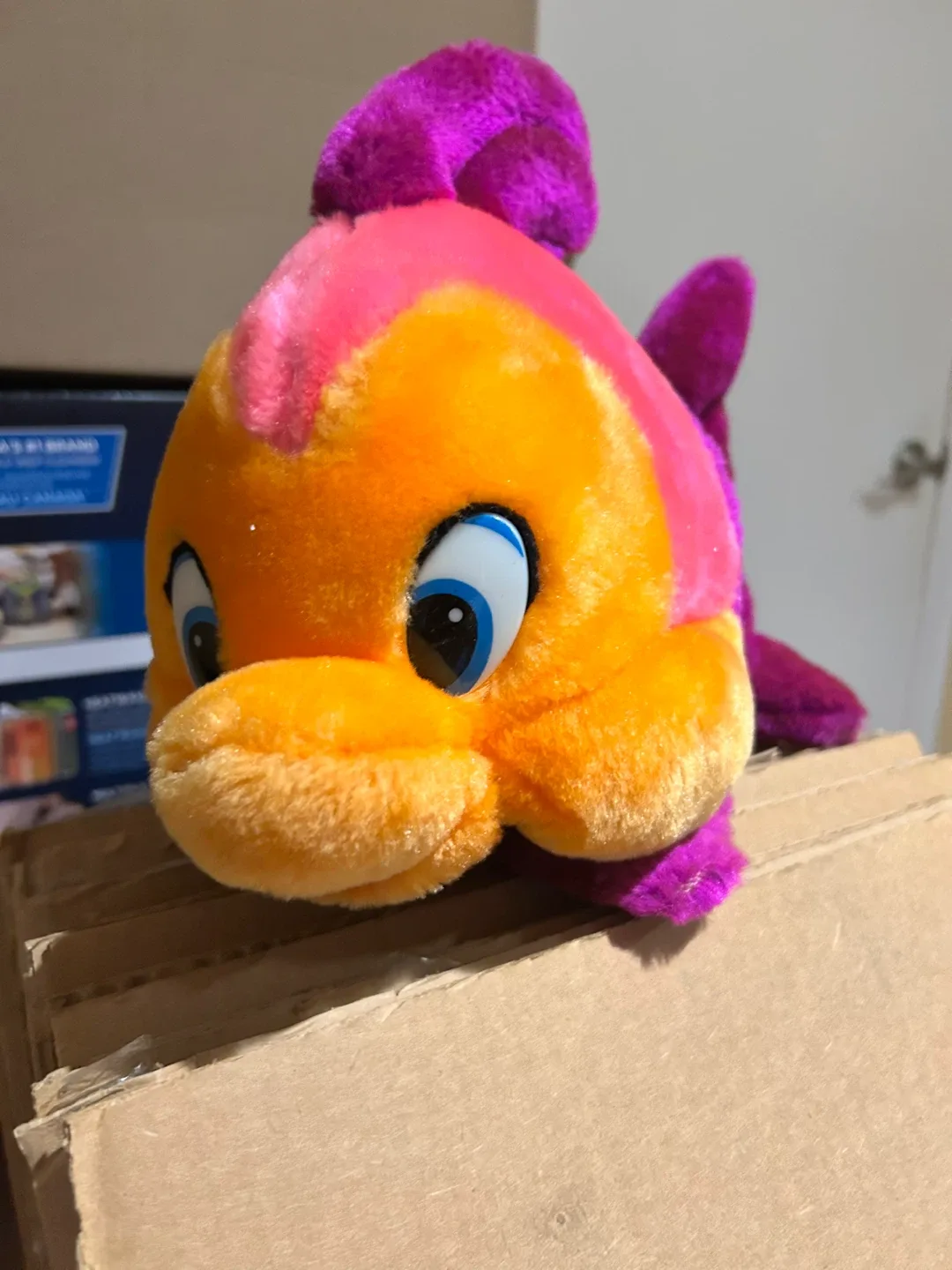 🧡Orange and Purple Plush Fish thumbnail