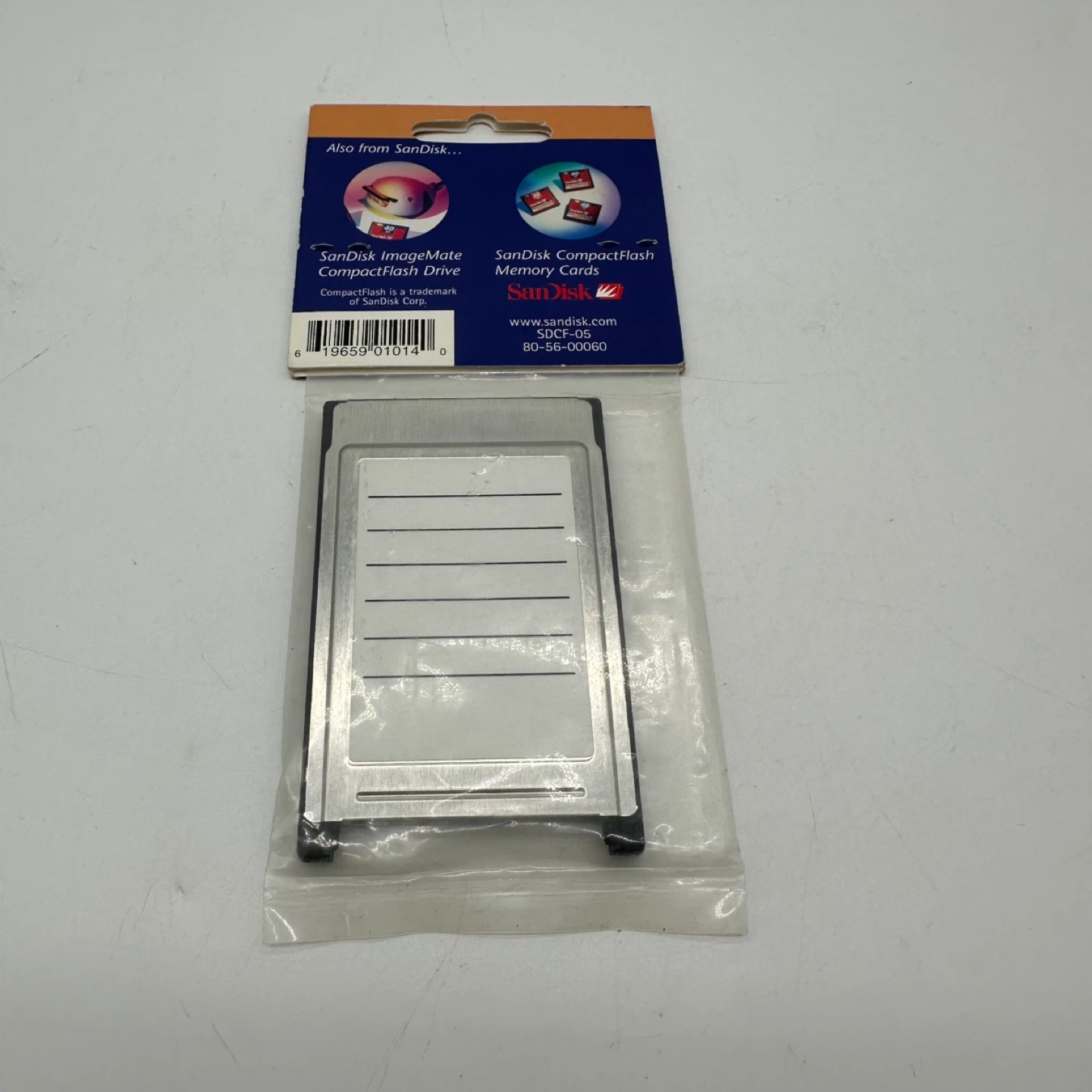 SanDisk CompactFlash PC Card Adapter SDCF-05 – New - photo 2