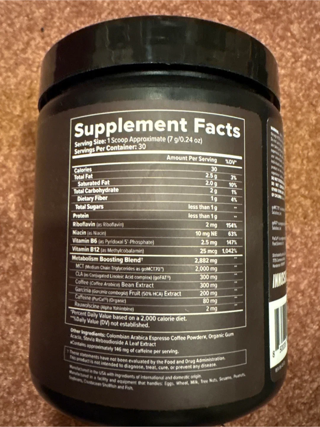 Inno Supps Java Shred Fat-Burning Brew image indicator(2)