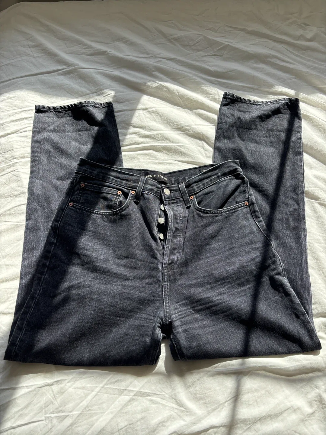 Denim Forum The Joni High Rise Loose Jeans