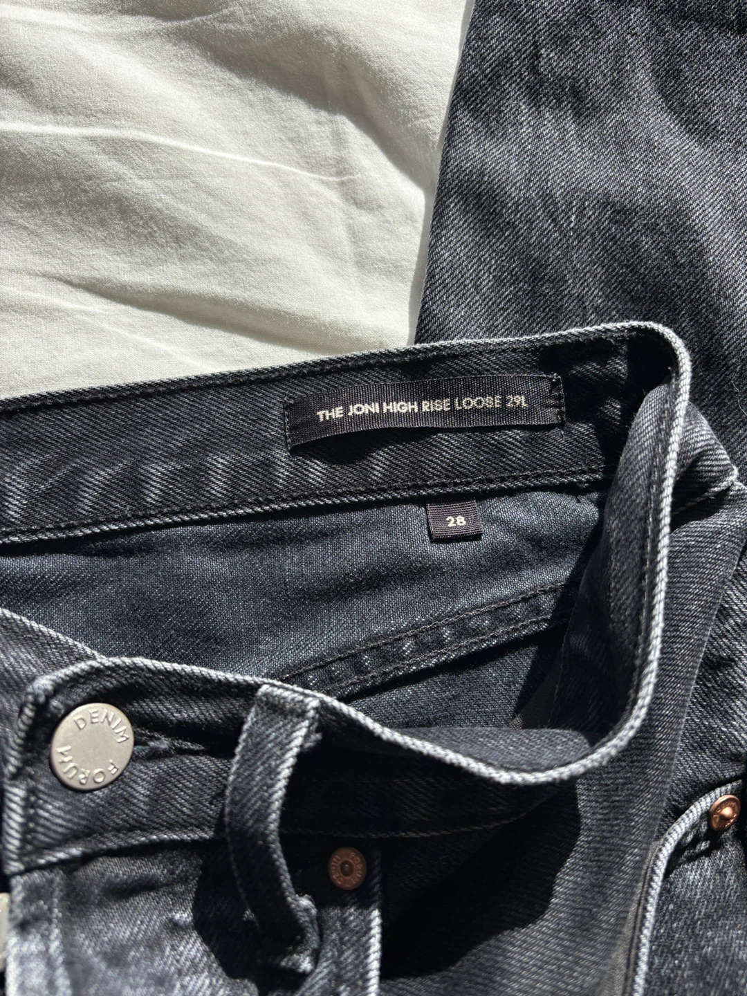 Denim Forum The Joni High Rise Loose Jeans - photo 4