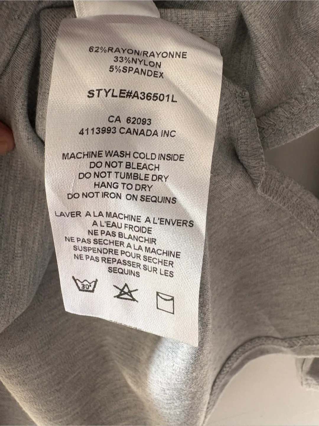 Laura Gray Long Sleeve Top (embellished logo ) image indicator(4)