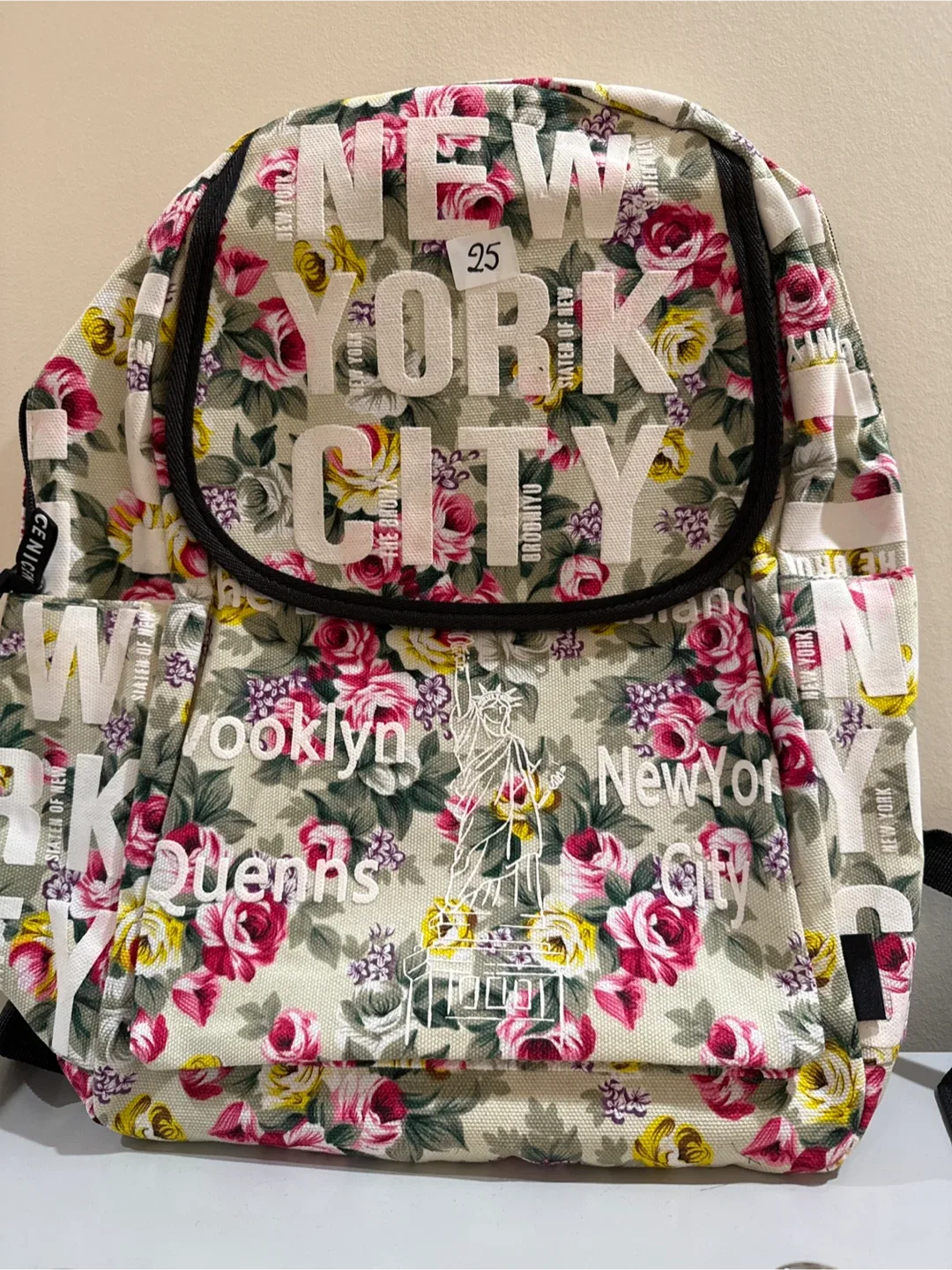 New York City Floral Backpack thumbnail