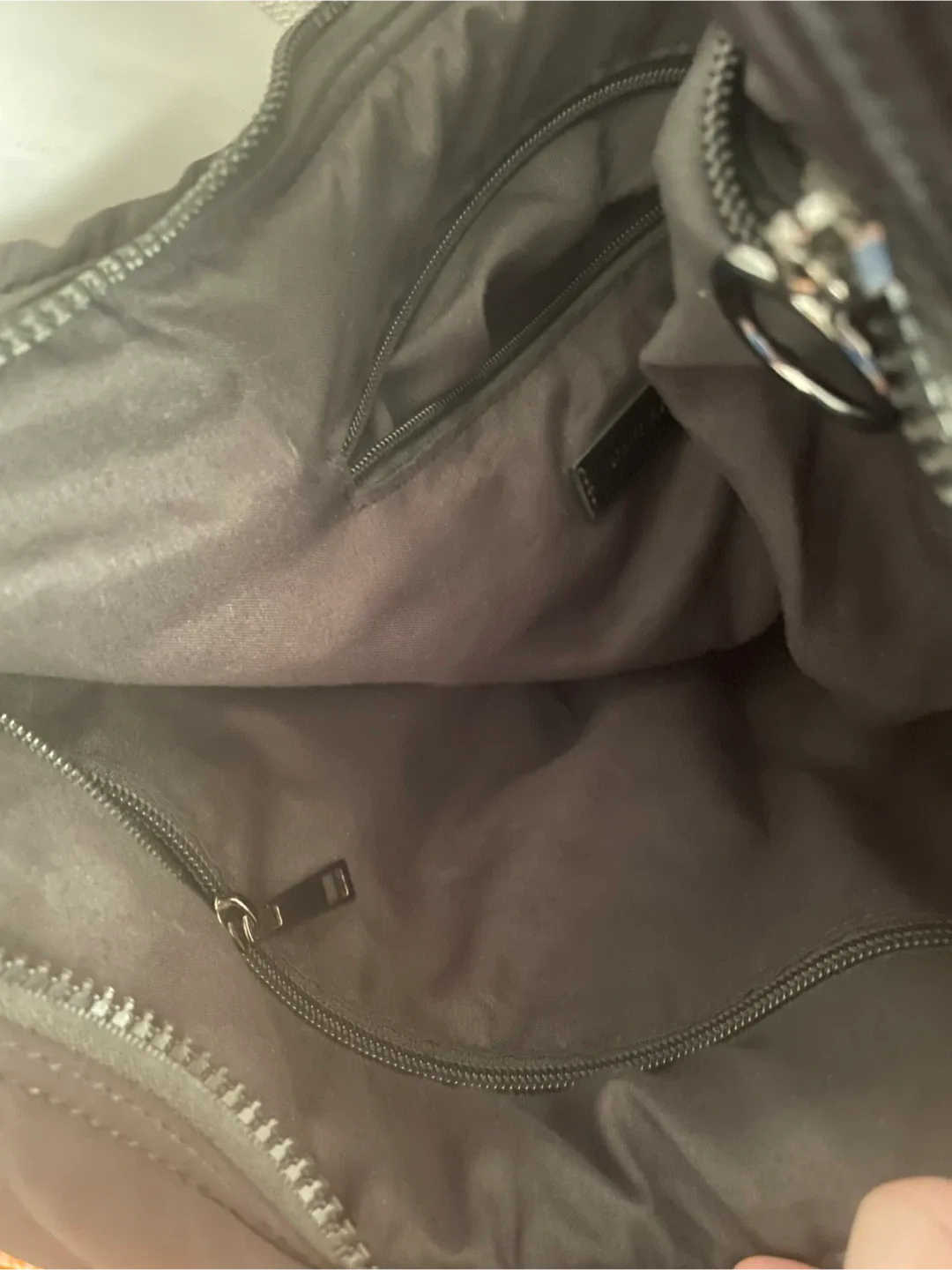 Street Level Black Nylon Hobo Bag image indicator(5)