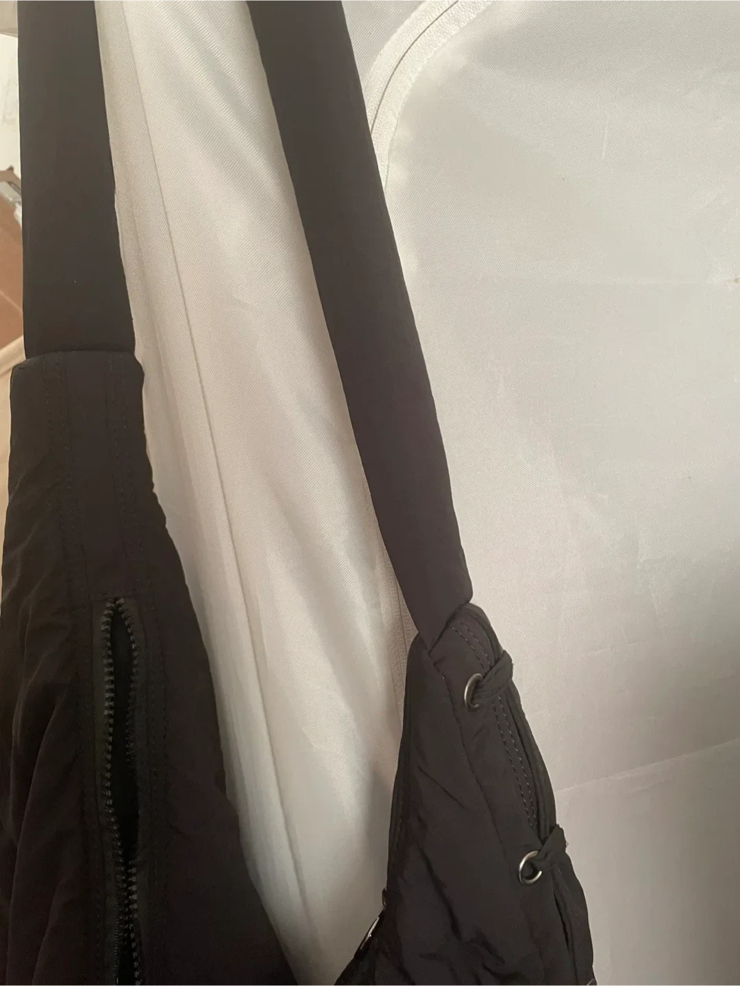 Street Level Black Nylon Hobo Bag image indicator(2)