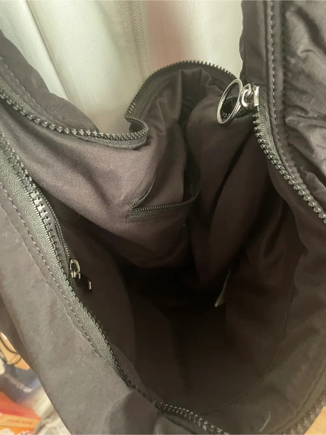 Street Level Black Nylon Hobo Bag image indicator(3)