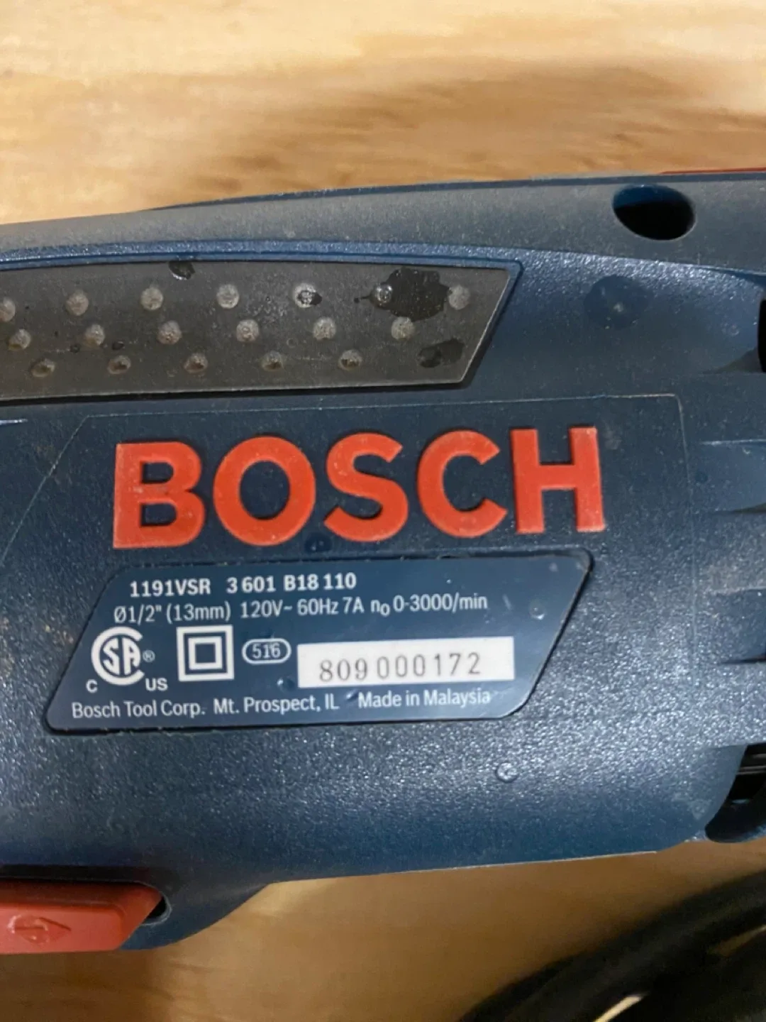 Bosch 1191VSR Drill image indicator(2)