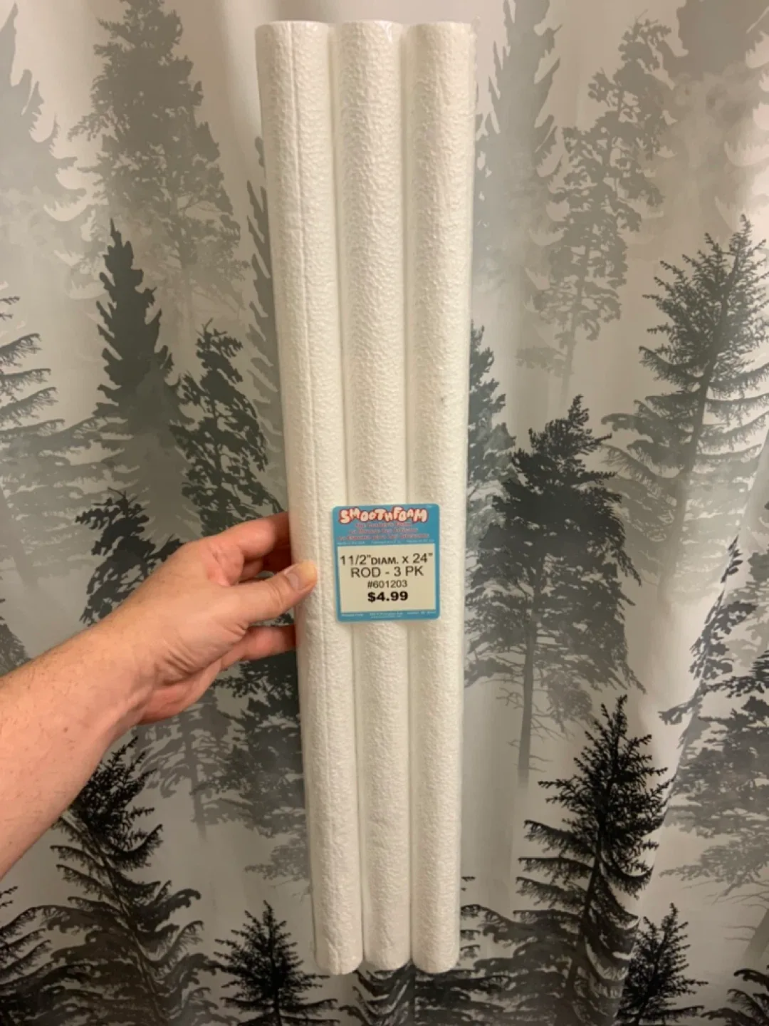 Smoothfoam 1 1/2" x 24" Foam 3pk arts crafts #freecycle thumbnail