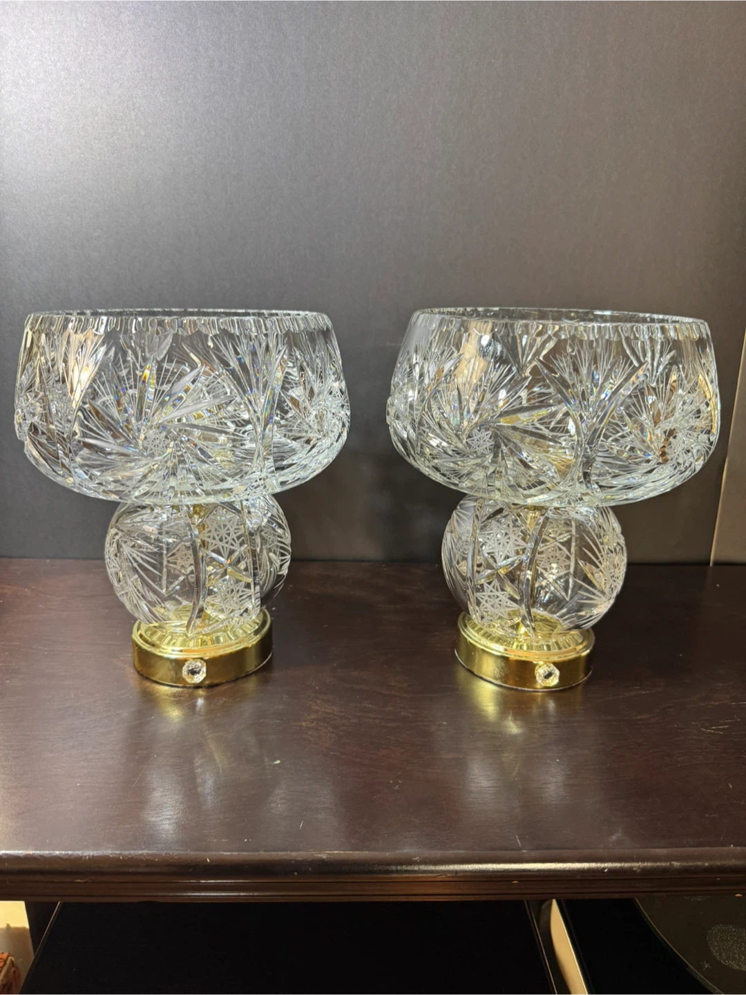 Crystal Bowl - Pair
